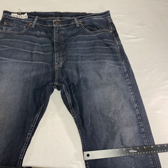 Levi's Jeans Men's 40x30 Blue 505 Regular Fit Straight Leg American Grunge Denim - Picture 15 of 16